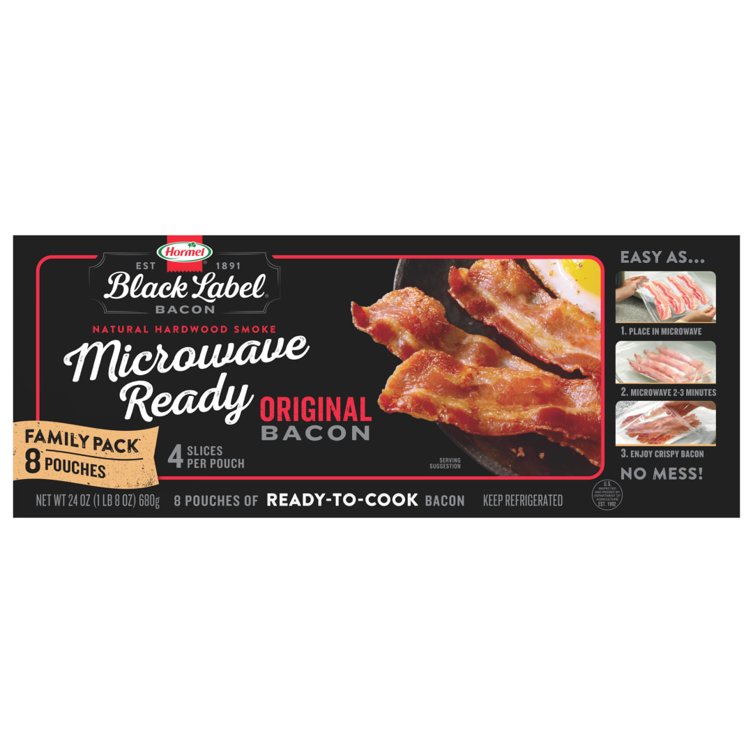 HORMEL BLACK LABEL Microwave Ready Bacon Case