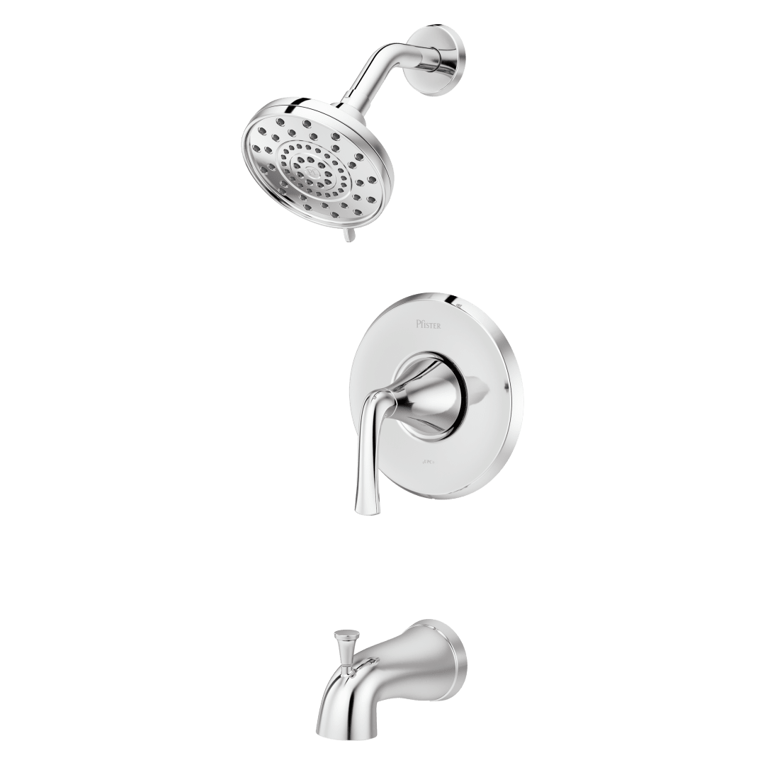 Ladera 1-Handle Tub & Shower Faucet in Polished Chrome