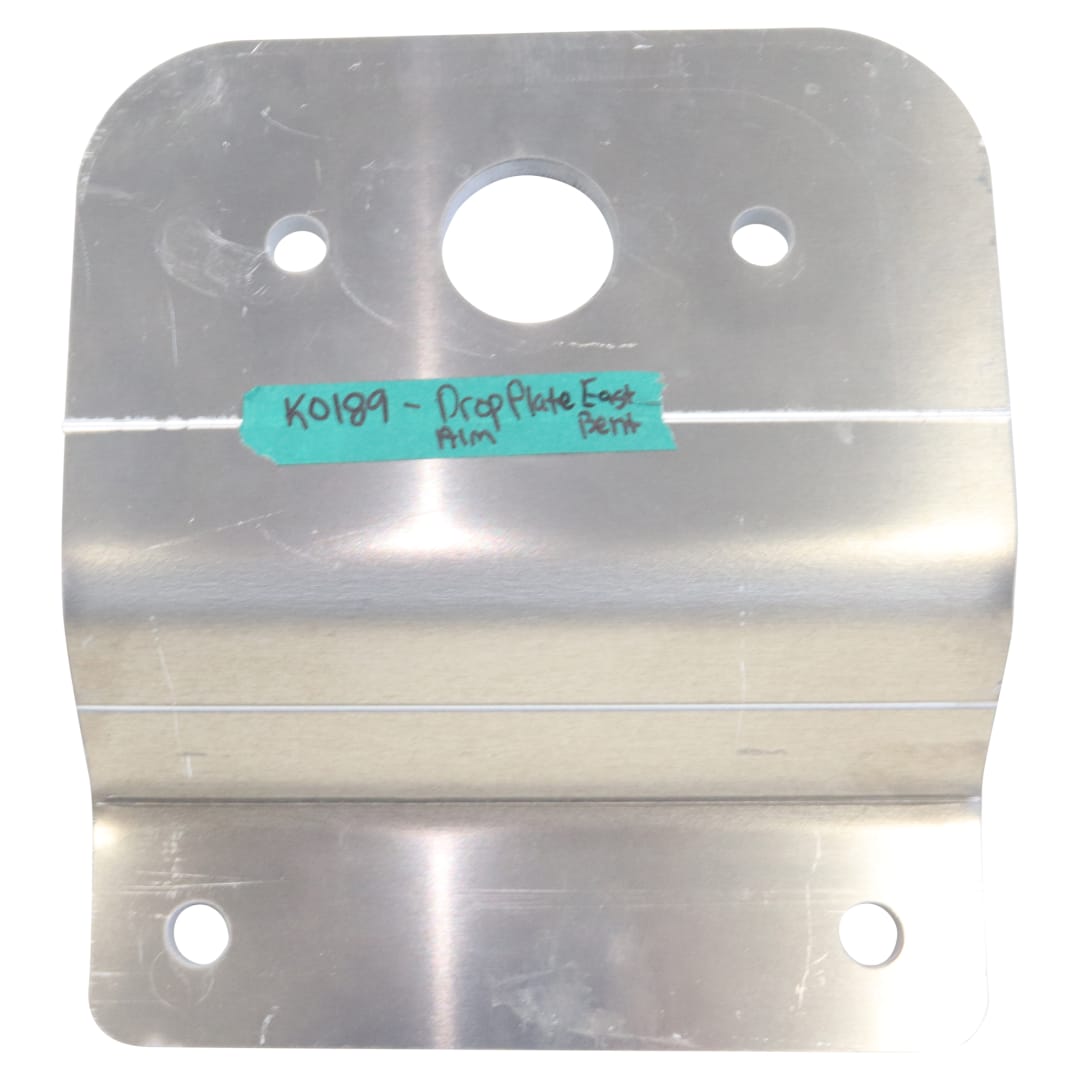 East Bent Aluminum Drop Plate