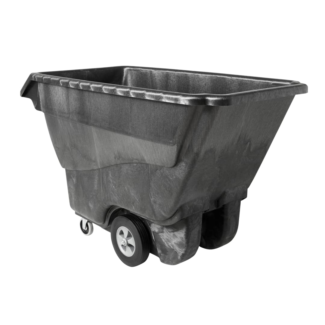 STRUCTURAL FOAM TILT TRUCK, STANDARD DUTY, 1 CUBIC YARD, BLACK