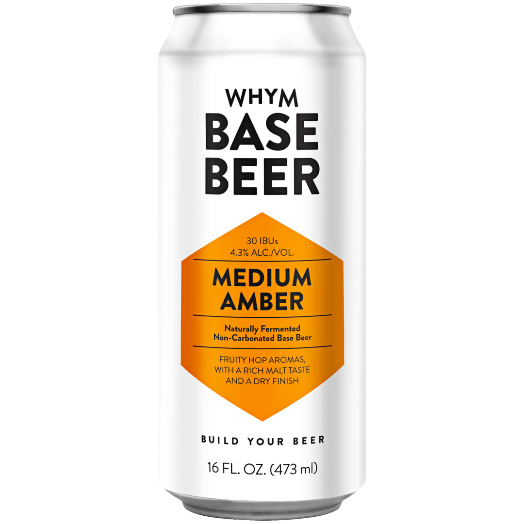 Whym Base Beer Medium Amber Beer, 16 fl. oz. Can