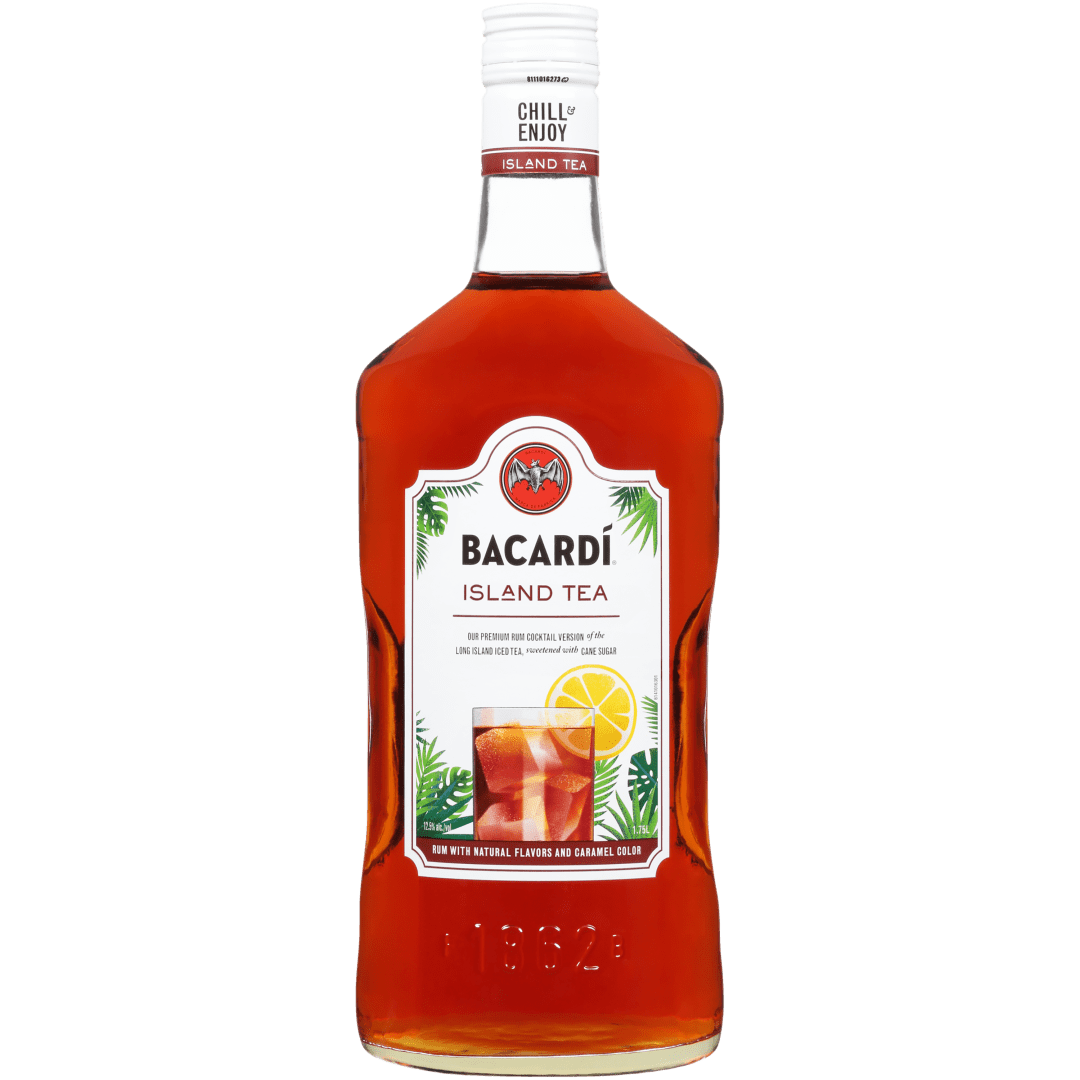 Bacardi Island Tea Ready To Serve Premium Rum Cocktail, Gluten Free 12.5% 1.75L
