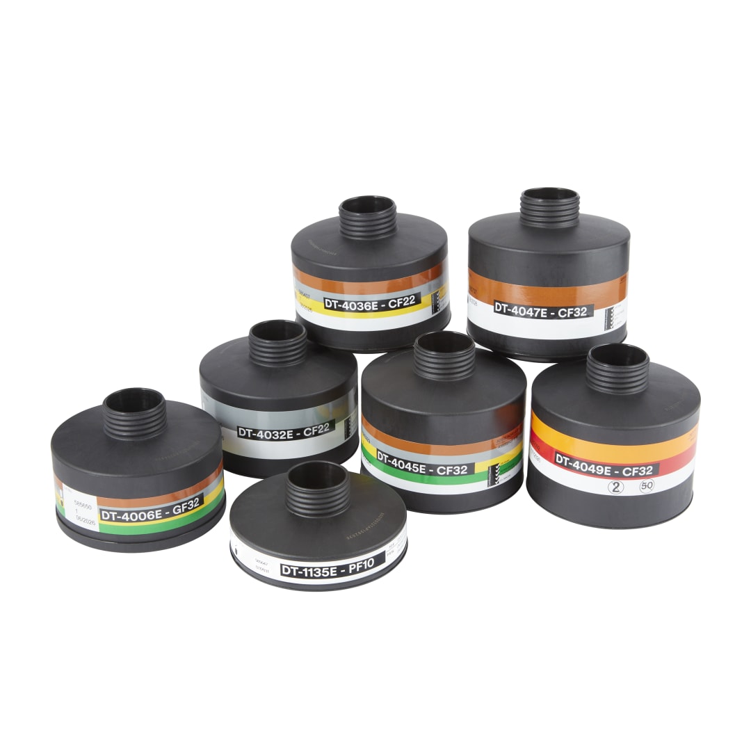3M™ DIN Dişli Gaz/Buhar Kartuşu ve Partikül Filtresi CF22 A2B2P3 R D, DT-4035E