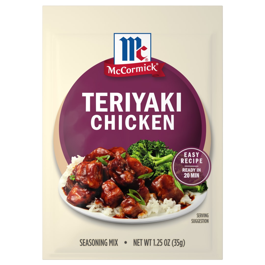 McCormick® Teriyaki Chicken Dry Recipe Seasoning Mix, 1.25 oz