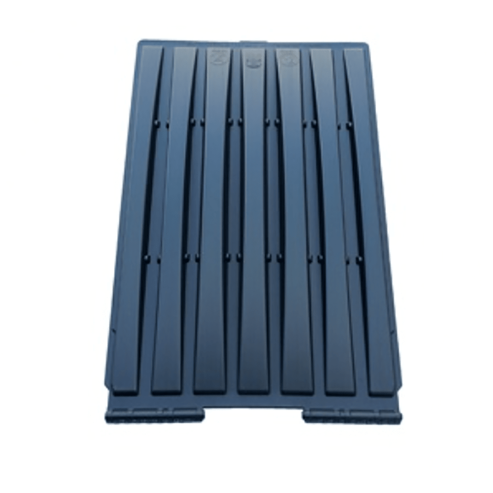 CCI 36" x 58" Poly Lid Single Wall Double Lip