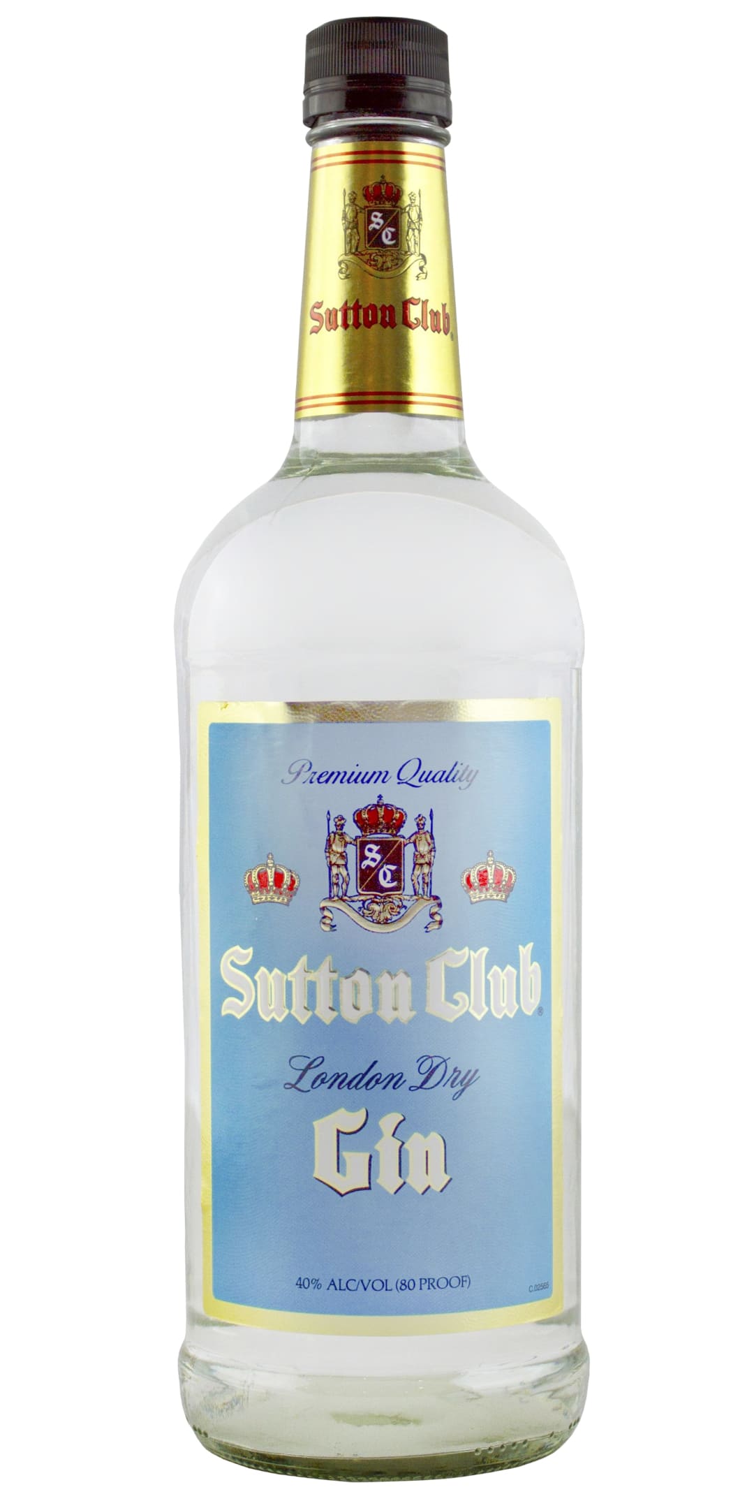Sutton Club Dry Gin 1l 80 Proof