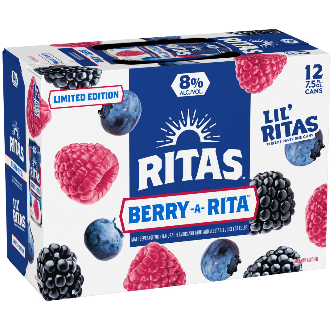 Ritas Berry-a-Rita Mixed Berry 12 pack, 7.5 fl oz Cans