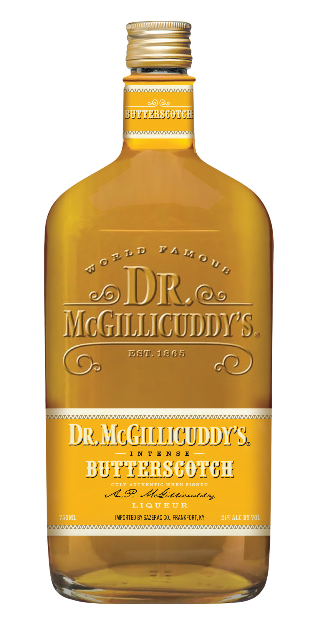 Dr. McGillicuddy's Butterscotch Liqueur 750ml 42 Proof