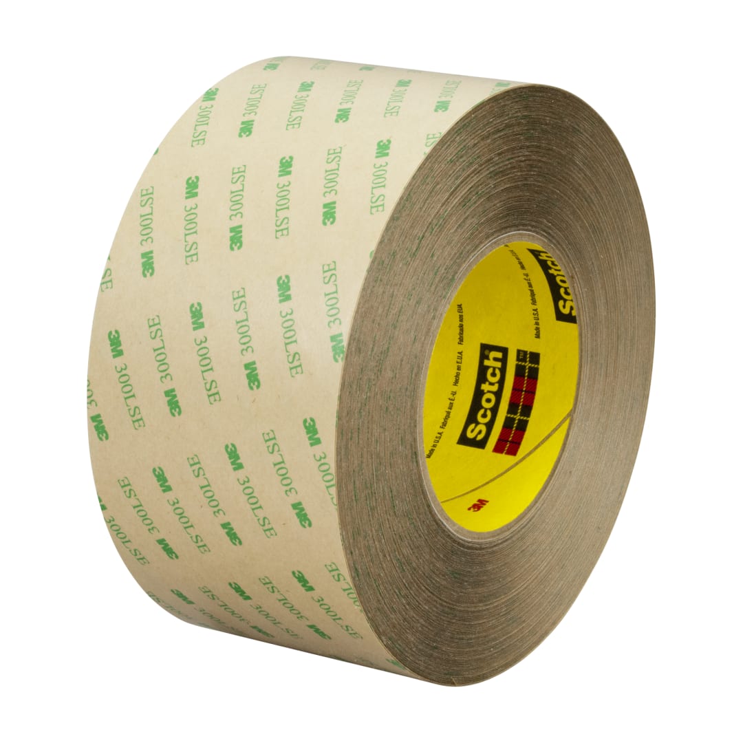 3M™ Çift Taraflı Bant 93015LE, Şeffaf, 1372 mm x 55 m, 0.15 mm