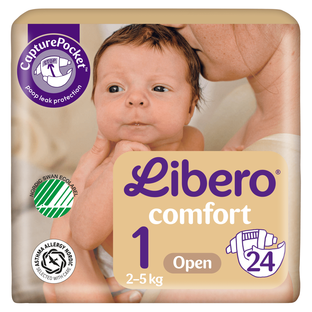 Libero Comfort 1 open diaper 2-5 kg, 24 pcs
