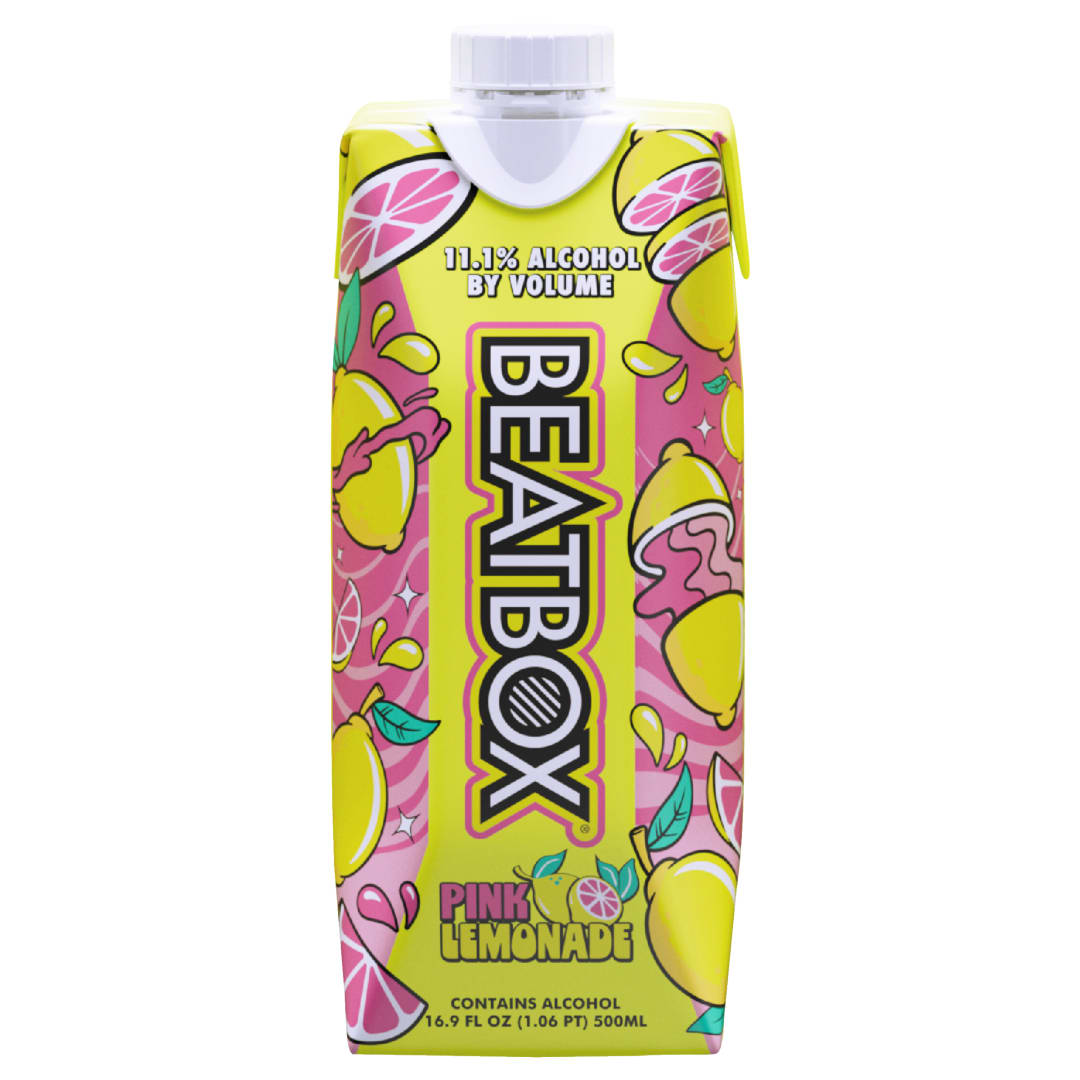 BeatBox Pink Lemonade Wine Cocktail, 11.1% ABV, 500 mL Tetra Pak