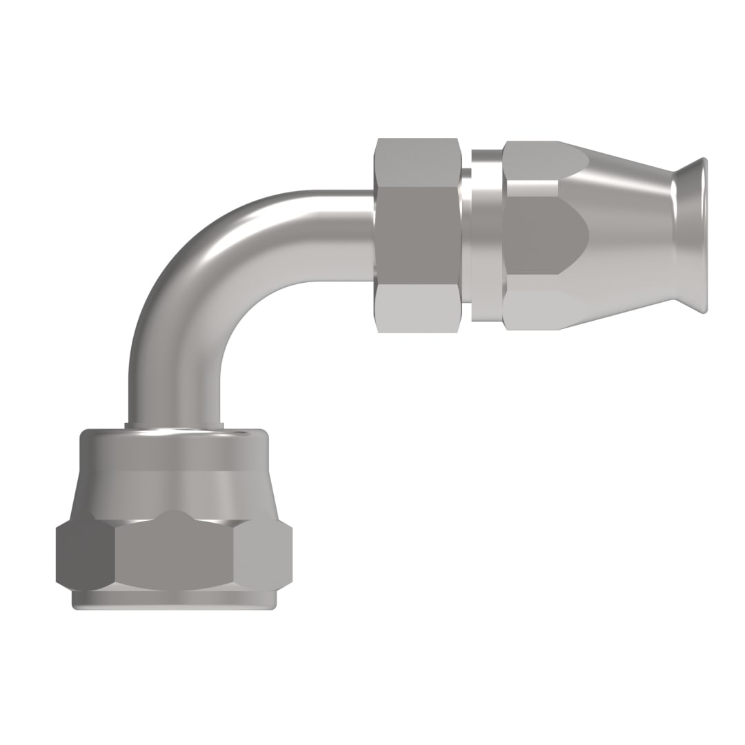Aeroquip 3/4 Female Sae 90 Degree X 3/4 Teflon Hose