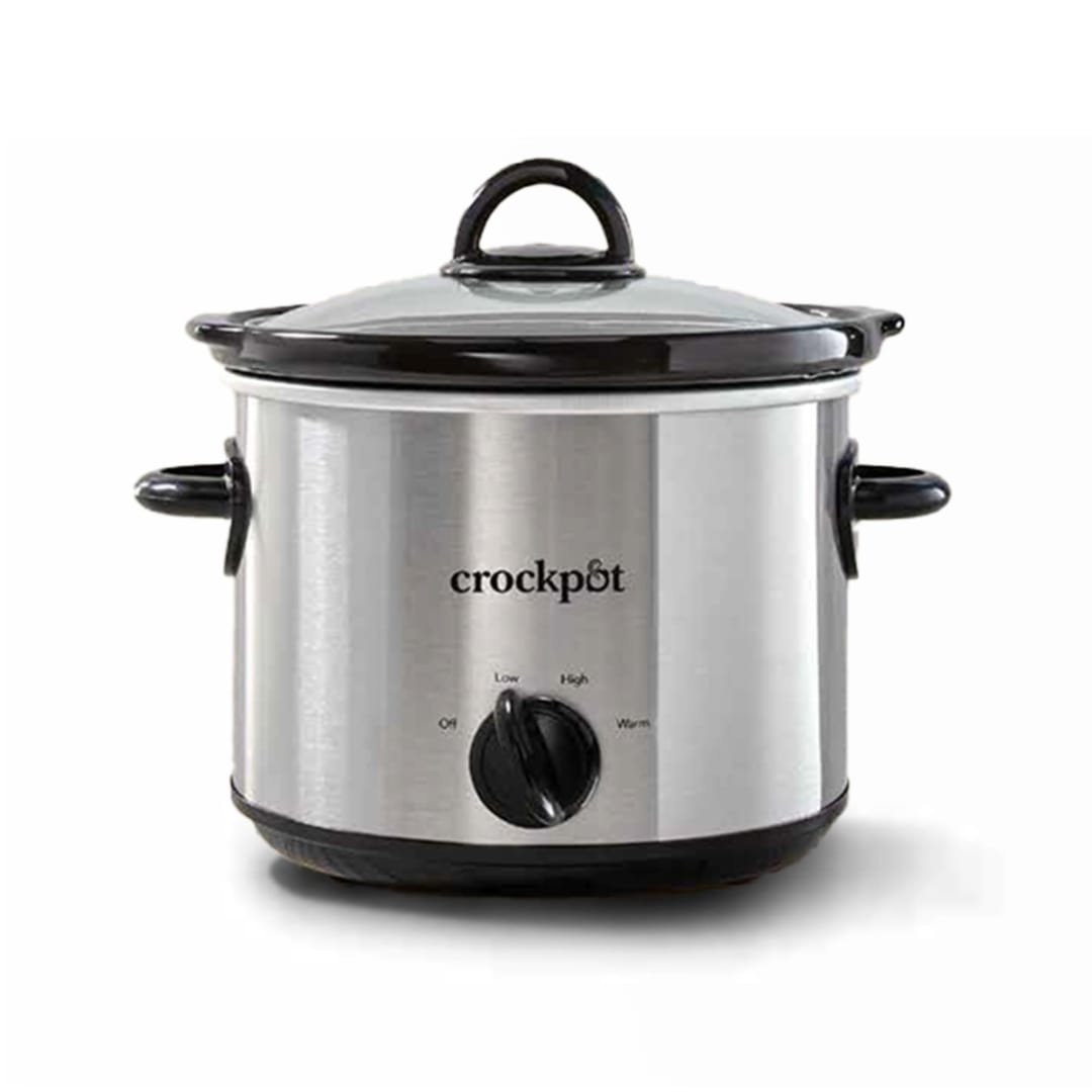 Crockpot® Manual 3-Quart Slow Cooker, Silver