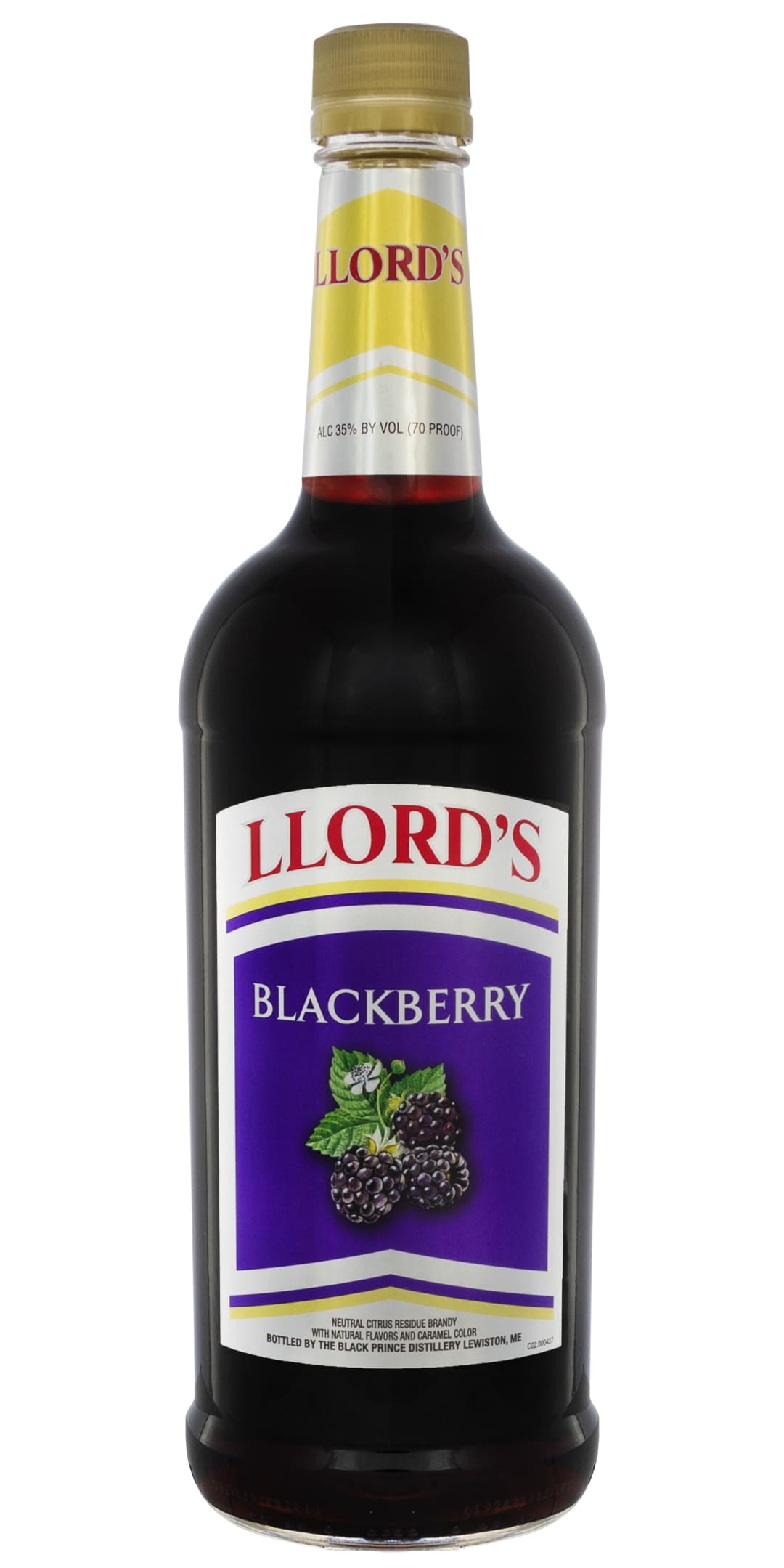 Llord's Blackberry Brandy 1l 70 Proof