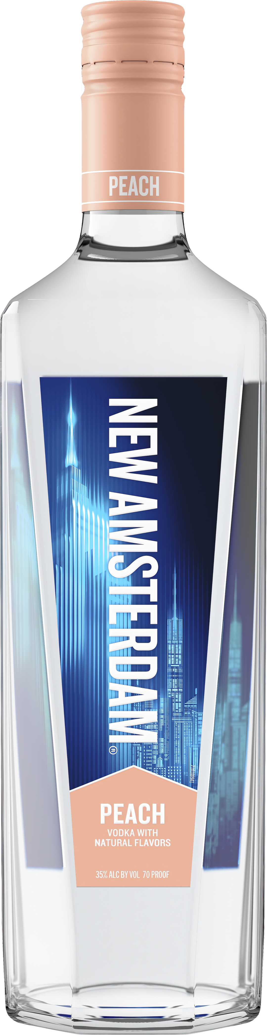 New Amsterdam Peach Flavored Vodka 750ml