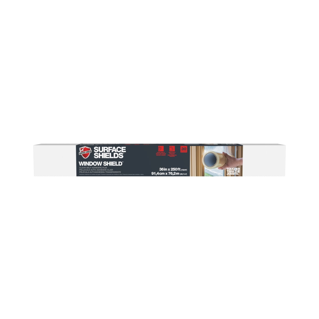 Window Shield™ Protection Film, 30-45day, Clear, 36" x 250'
