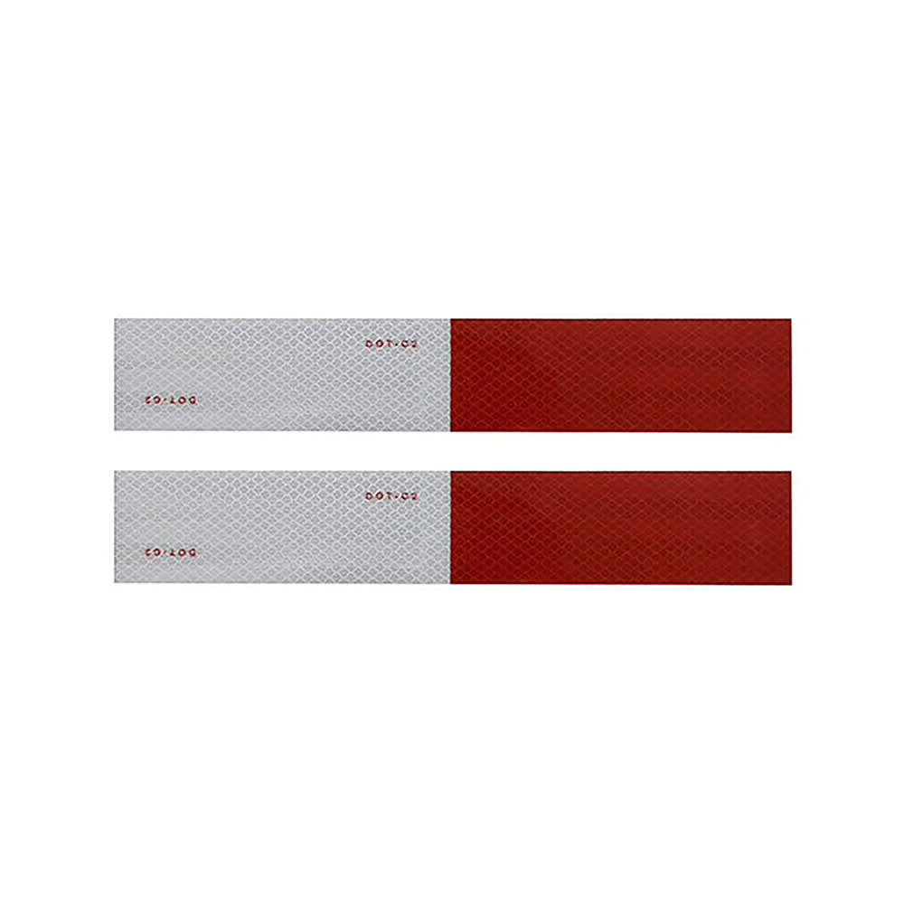 Galbreath™ Reflective Tape 2"X6"Red-6"White
