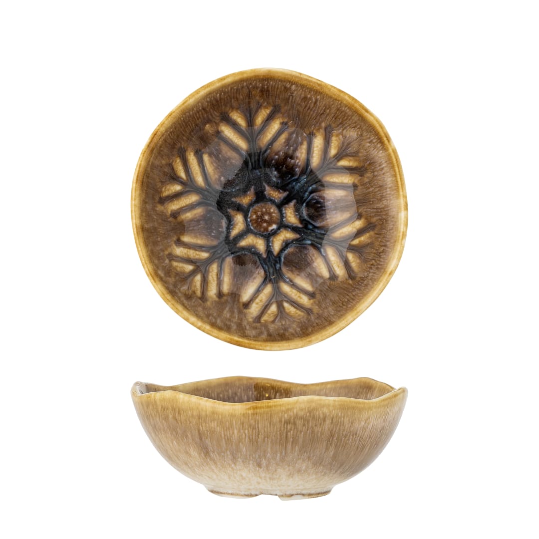 82061869 - Acco Bowl, Brown, Stoneware STOCK: 66
