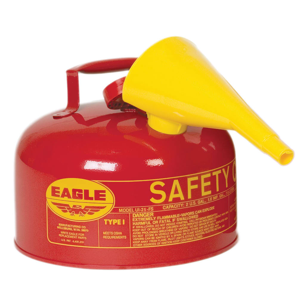 Fuel Can, Metal, 2.5 Gallon