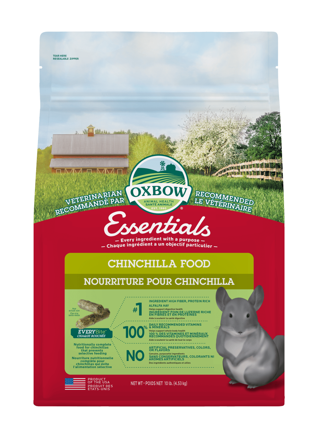 Essentials Chinchilla Food - 10 lb, Canada Version
