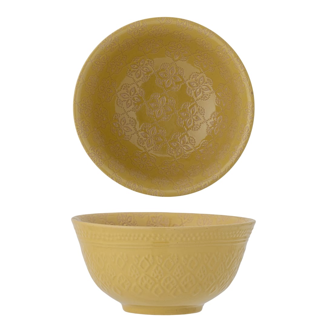 82057474 - Marsala Bowl, Yellow, Stoneware STOCK: 200