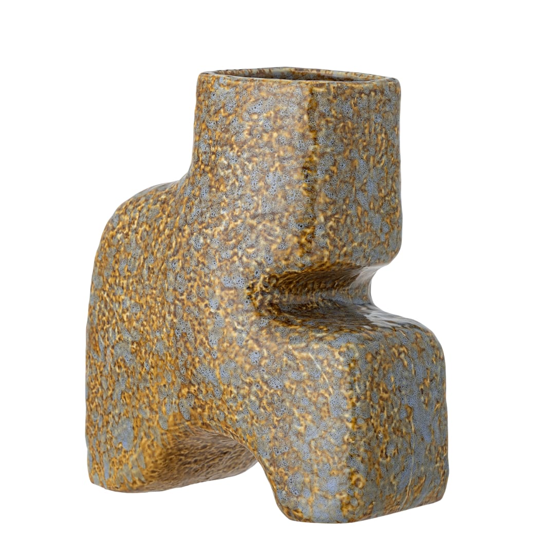 82062724 - Ollia Vase, Brown, Stoneware STOCK: 300