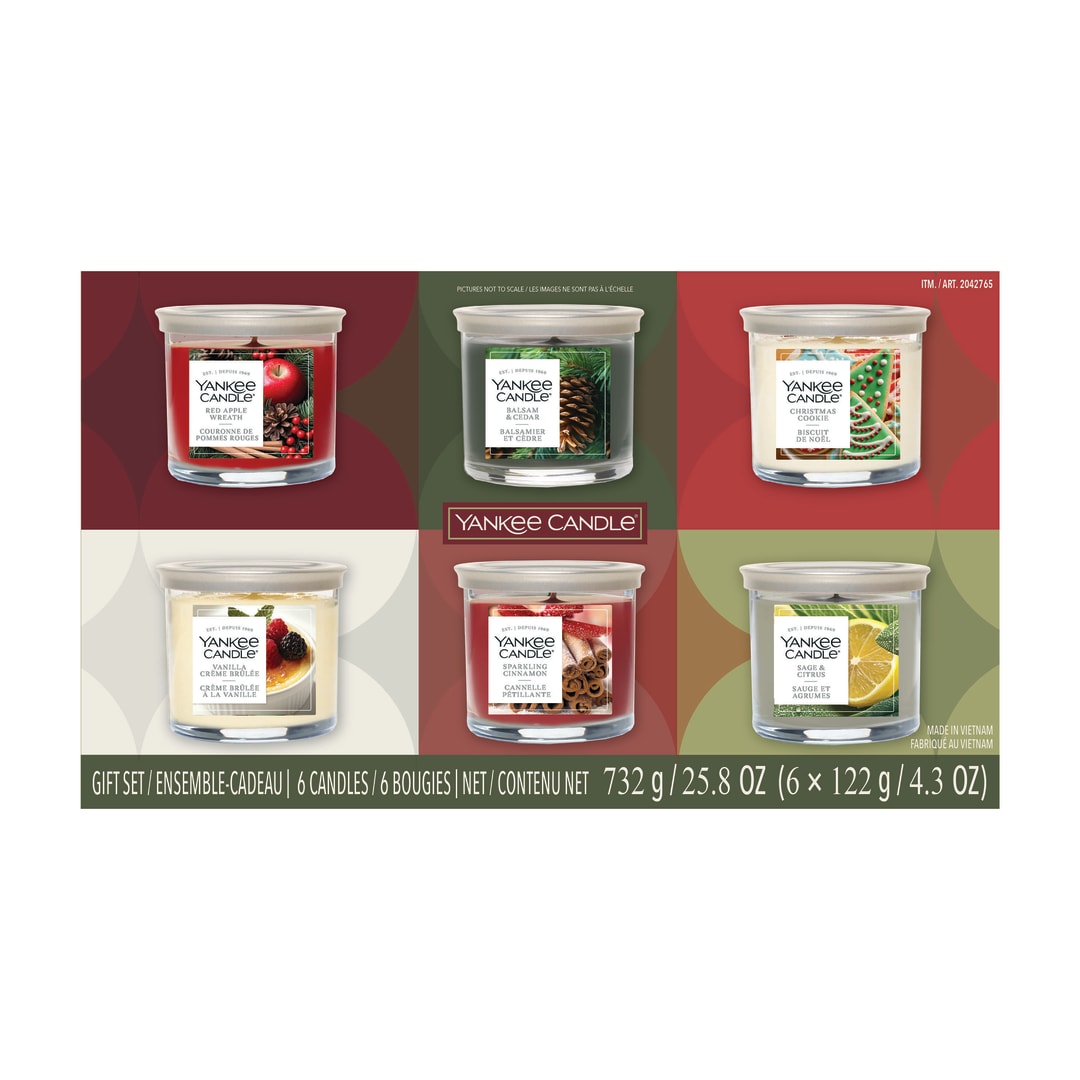 G-X6 YC 6PK CANDLE SET C