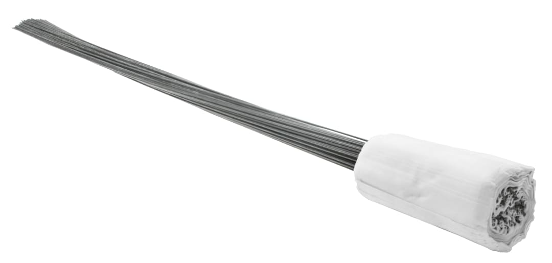Stake Flags-21" Staff, 4"x5" Flag, White  100Pcs.