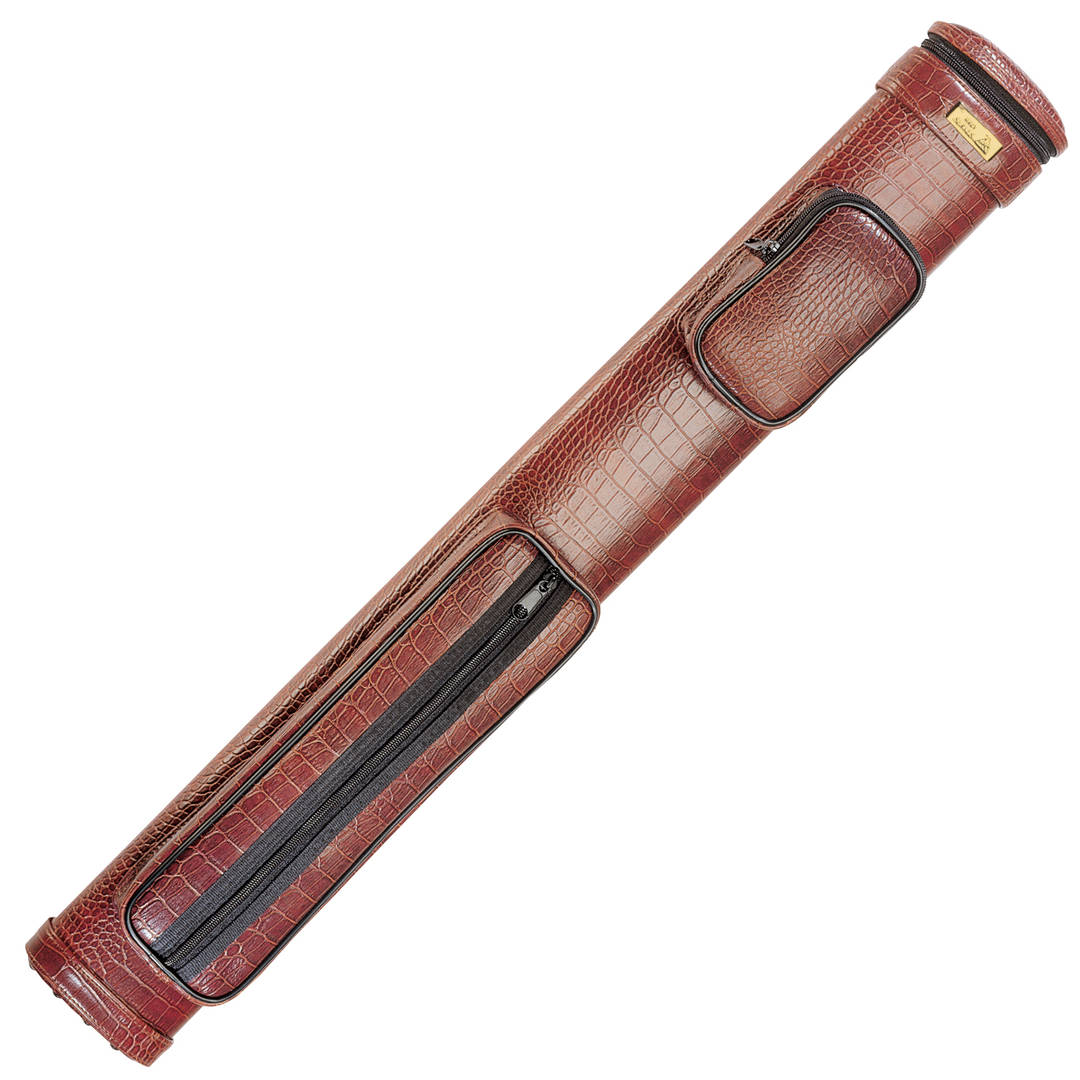CROC CASE W/ STRAP, BROWN, 2B/