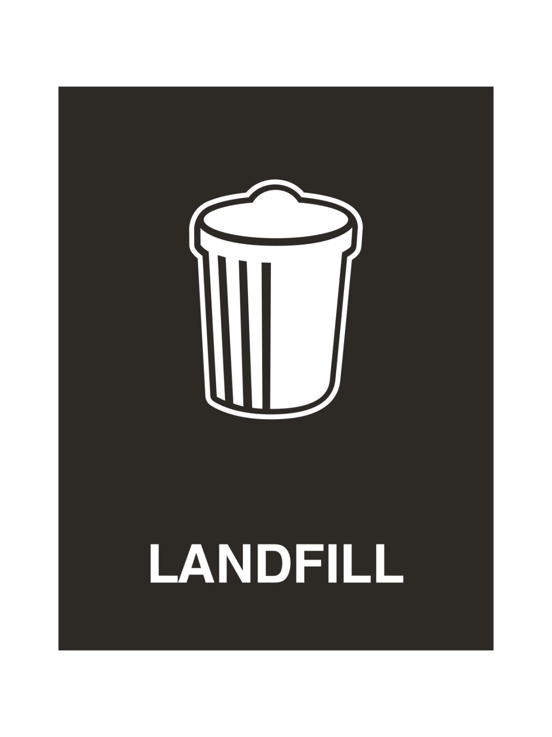  ASPYRE - Sign - Landfill - Black