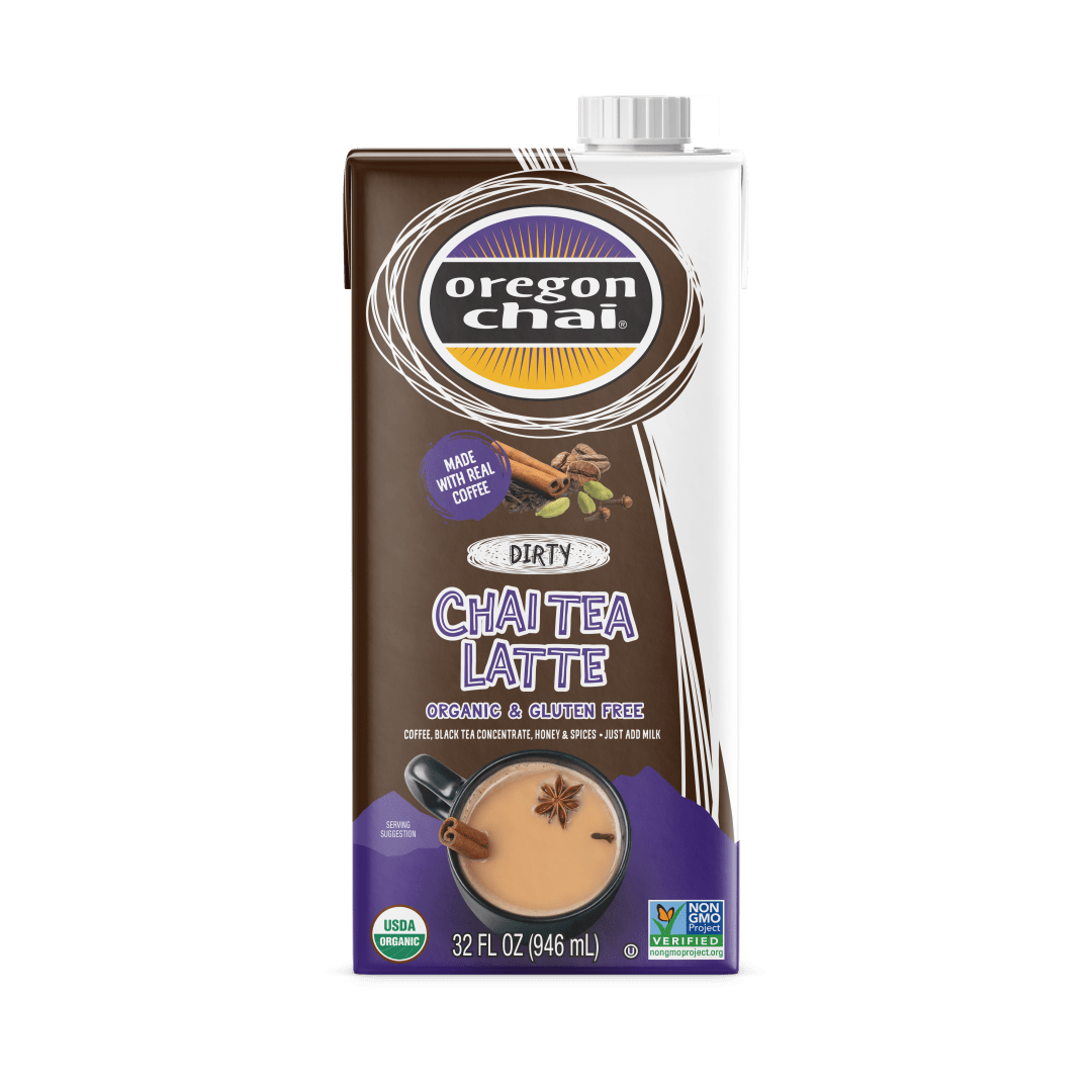 Oregon Chai Dirty Chai Concentrate, 6 x 32 fl oz