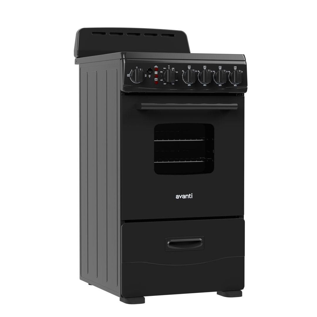 CERU200P1B - Avanti 20"  Ceramic Top Electric Range, Black