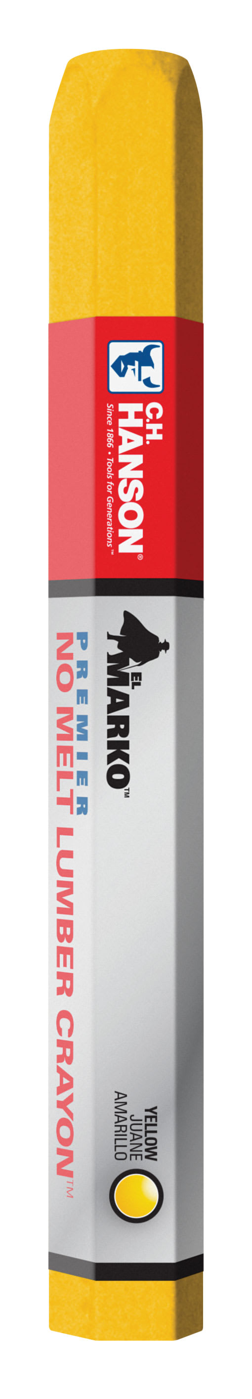 El Marko® Lumber Crayon-Premier Yellow