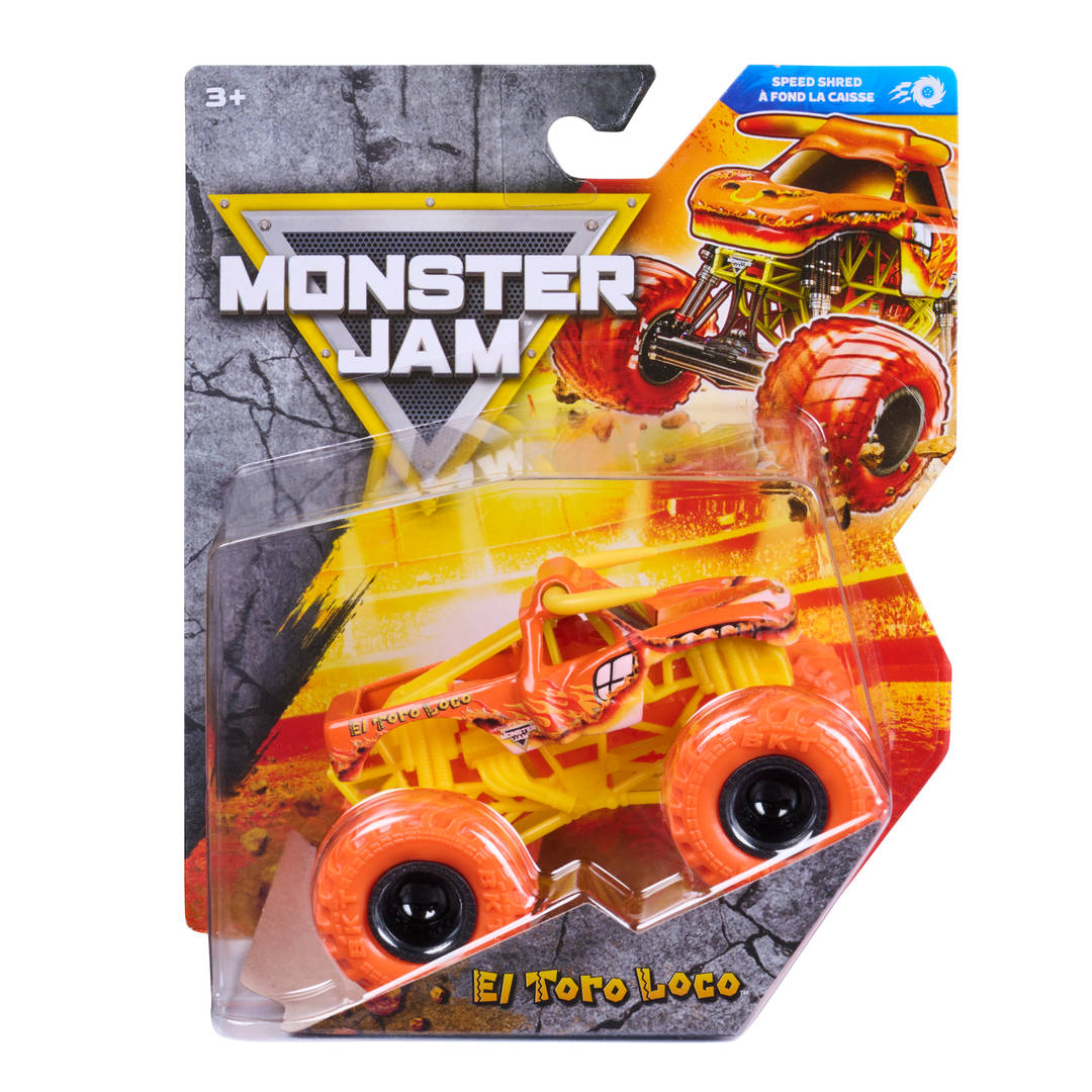 Monster Jam El Toro Loco Monster Truck Die-Cast Vehicle, 1:64 Scale