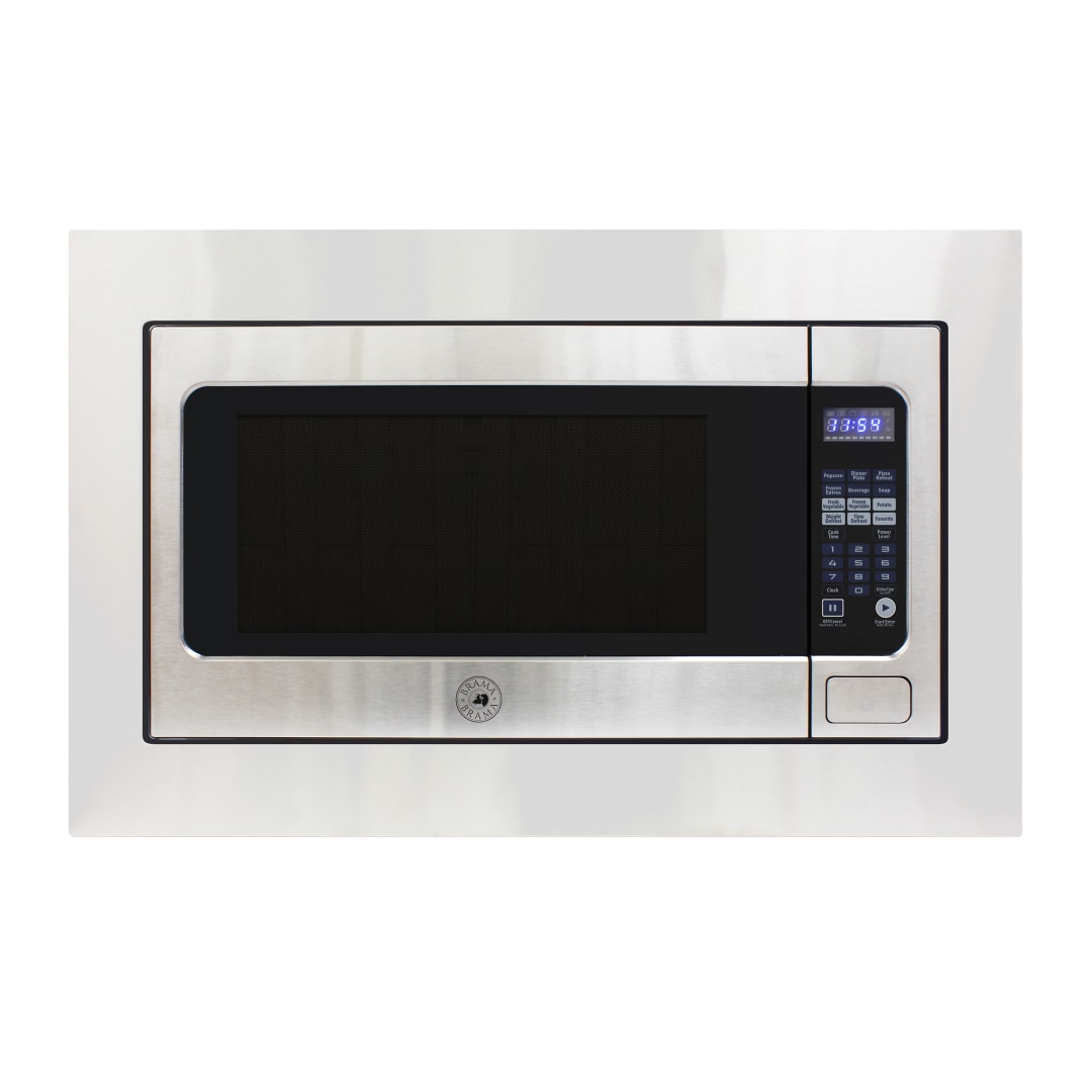 BR-MW-BI22-S - 2.2 Built-In Stainless Steel Microwave Oven with Trim Kit
