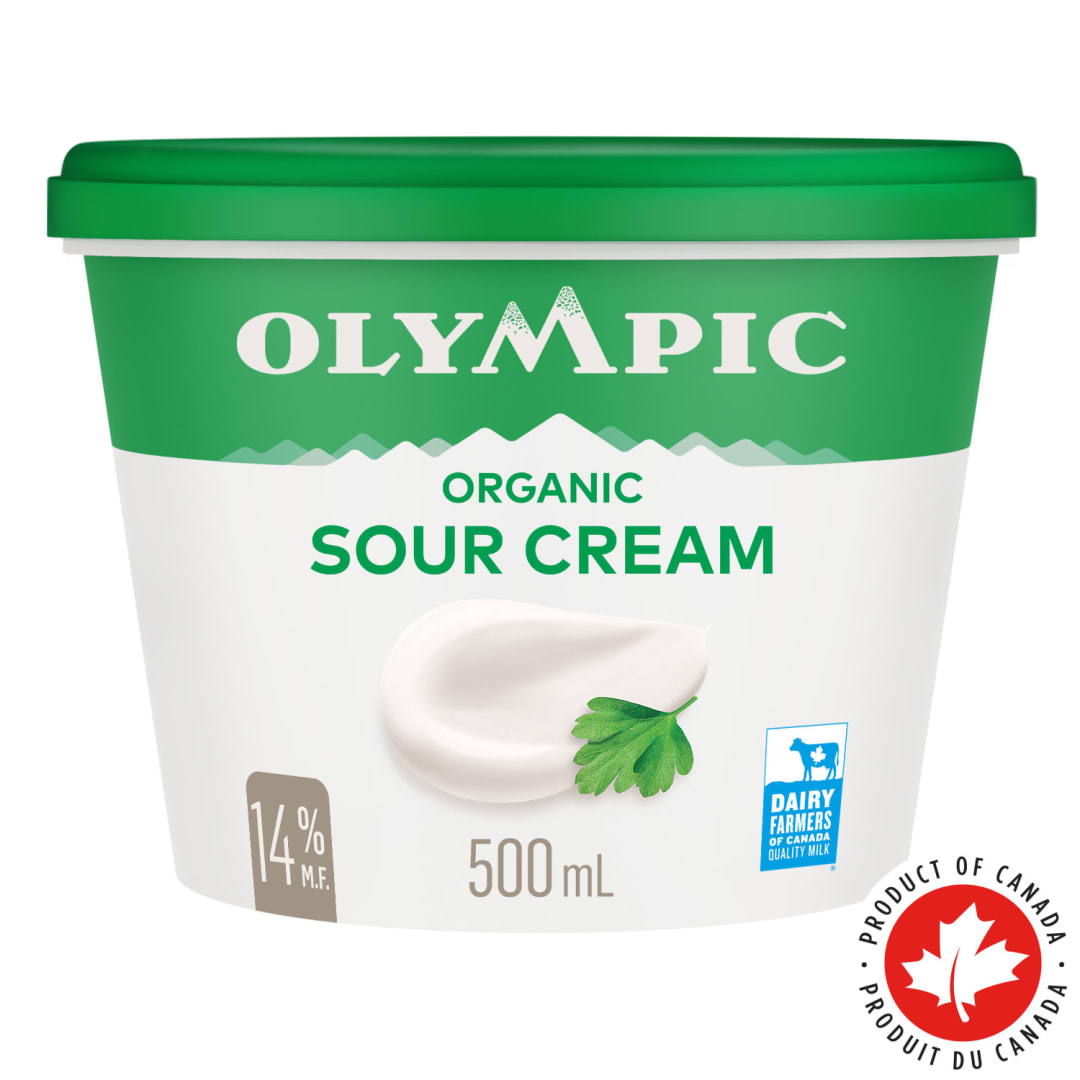 Olympic Organic Sour Cream 14%, 500ml
