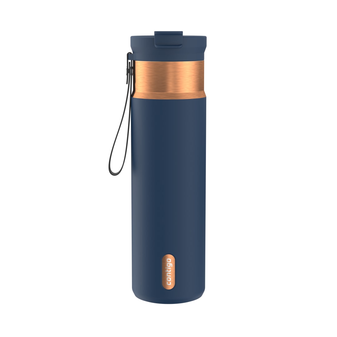 Contigo DualSip® 710 ml Botella Térmica Compacta de Acero Inoxidable a Prueba de Fugas con Tapa de Doble Uso