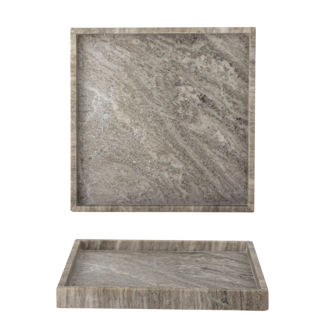 82058055 - Majsa Tray, Brown, Marble STOCK: 1