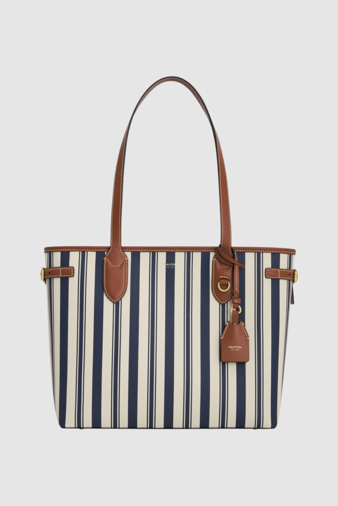 Laura Stripe Medium Tote