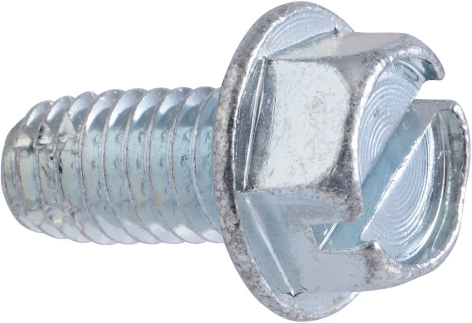 Wastebuilt® Replacement for McNeilus Screw, Flange, Slit  .38-16X.75 Zinc