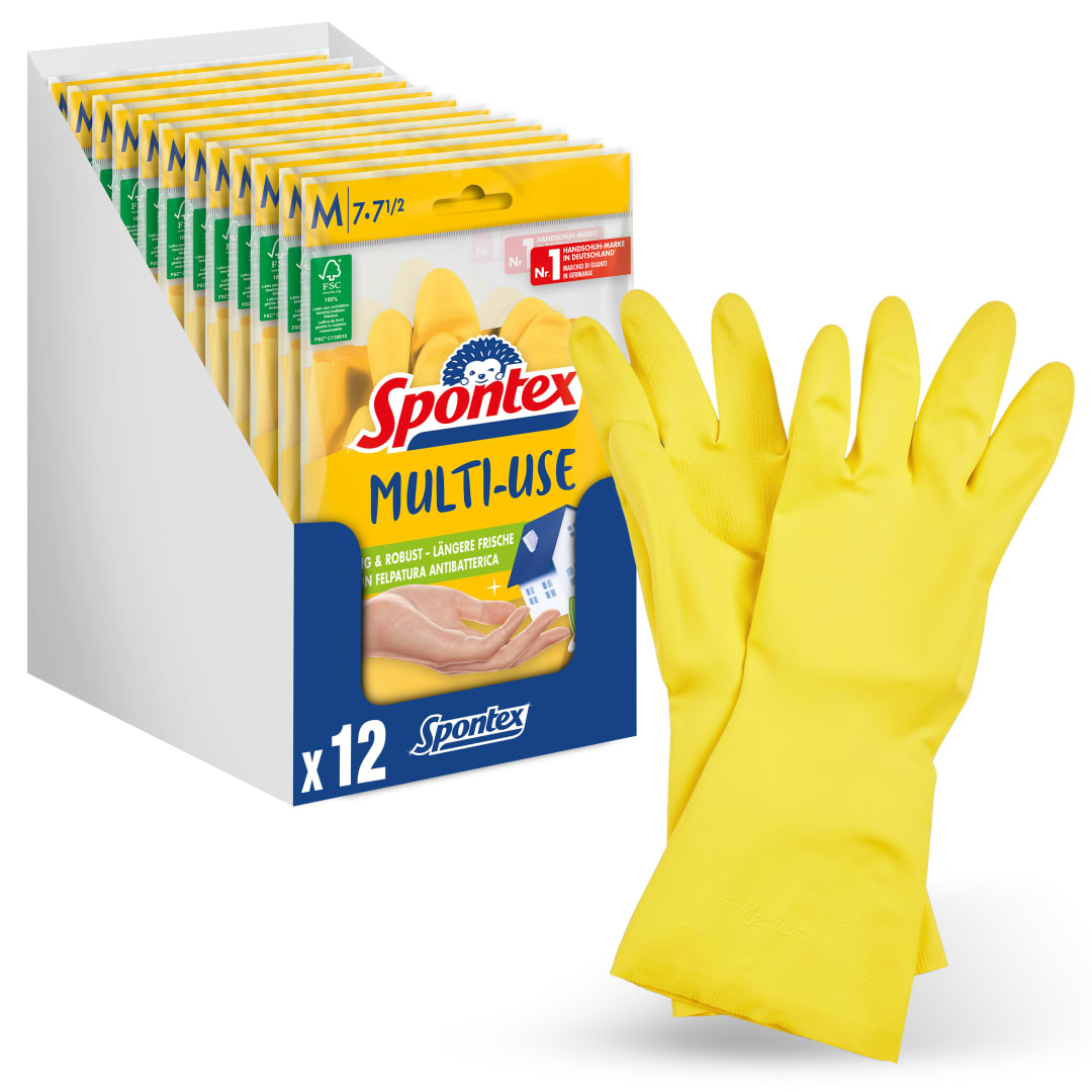 Spontex Milleusi Reusable Gloves 1pk M