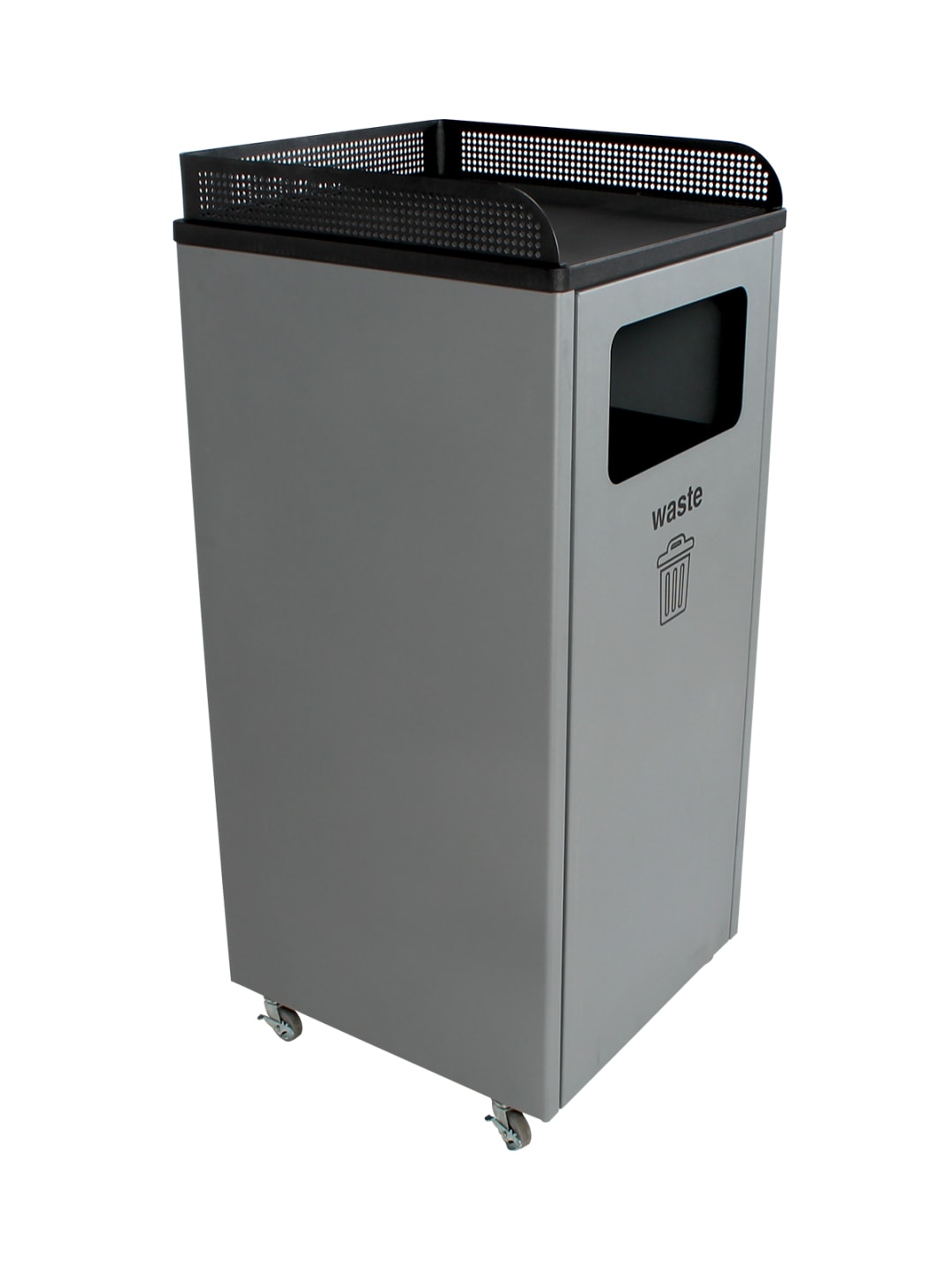  COURTSIDE - Single - Kit - Waste - Full - Grey-Black