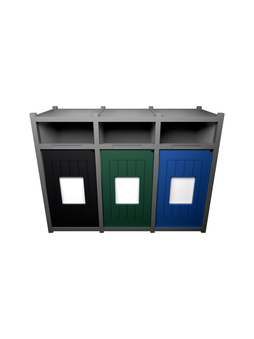  VISION - Triple - Unit - Full - Grey-Black-Green-Blue