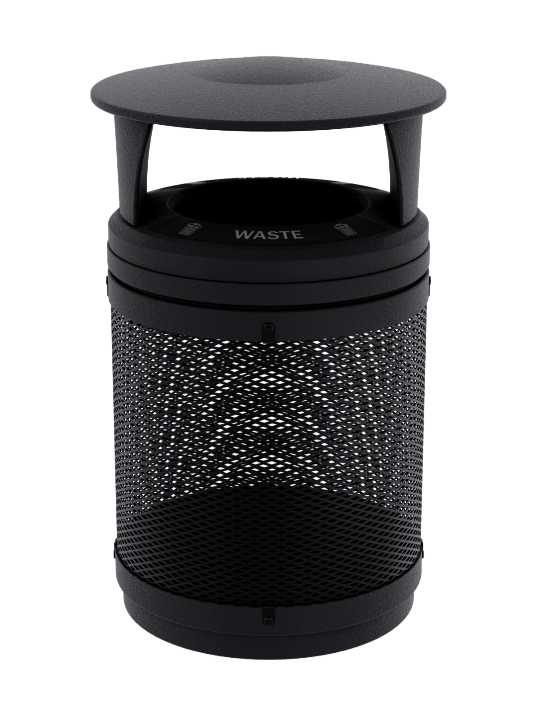  VISTABIN - Single - Kit - Mesh - Waste - Full - Black