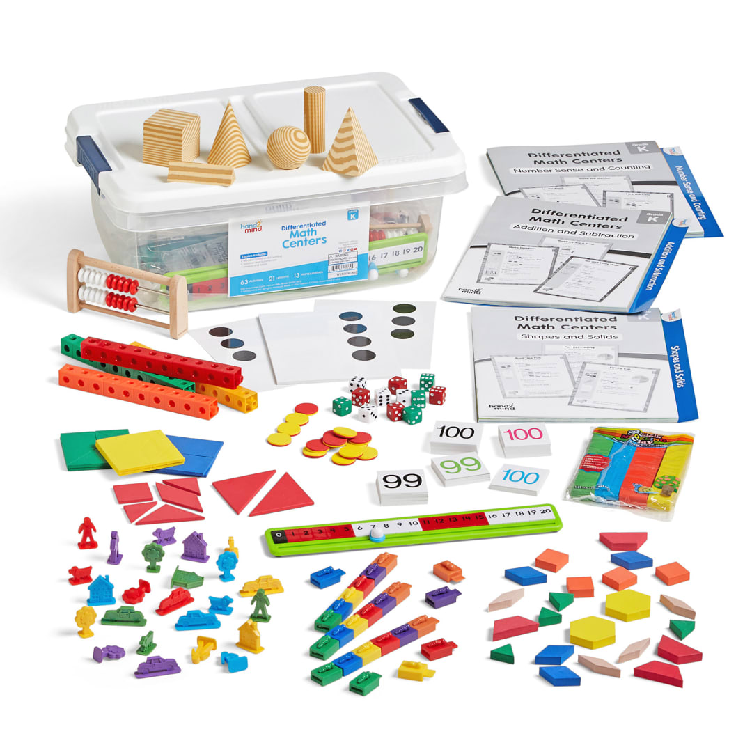 DIFFERENTIATED MATH CENTER, GR K