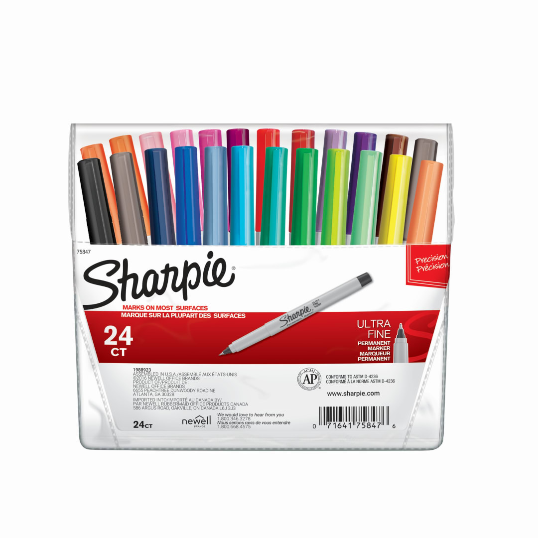 SHARPIE ULTRA FINE 24CT POUCH
