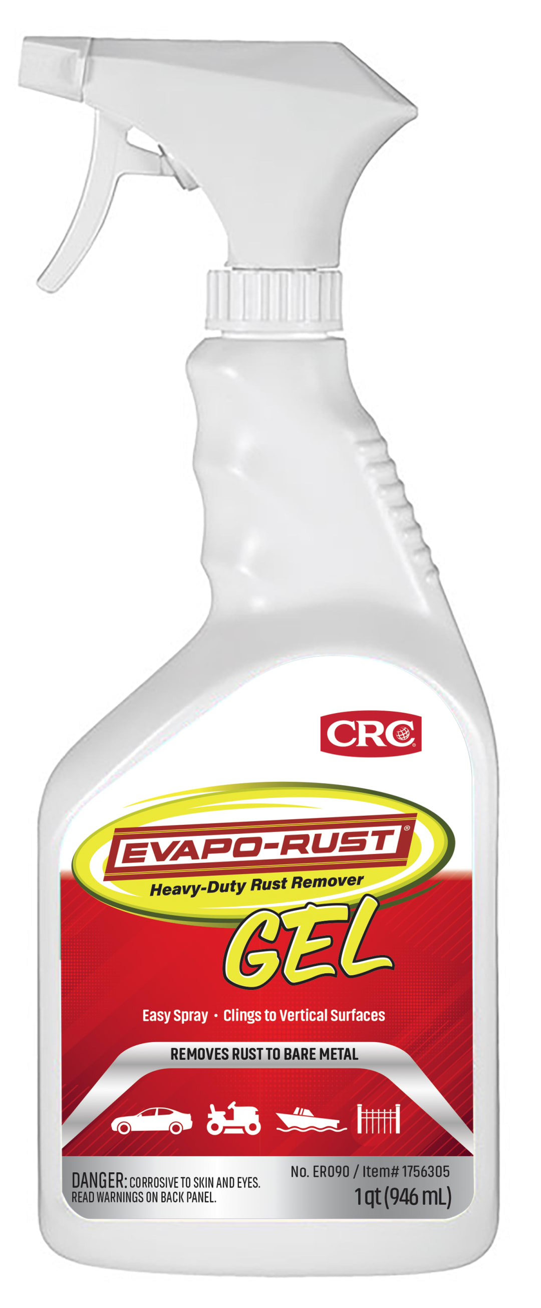 CRC Evapo-Rust Spray Gel Rust Remover 1X32OZ