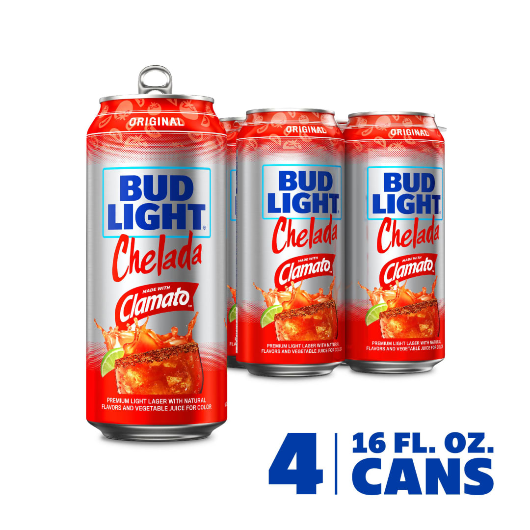 Bud Light Chelada Original Beer 4 - 16 fl oz Cans