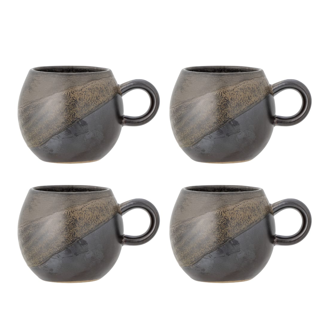 82061170 - Paula Cup, Multipack, Brown, Stoneware STOCK: 8