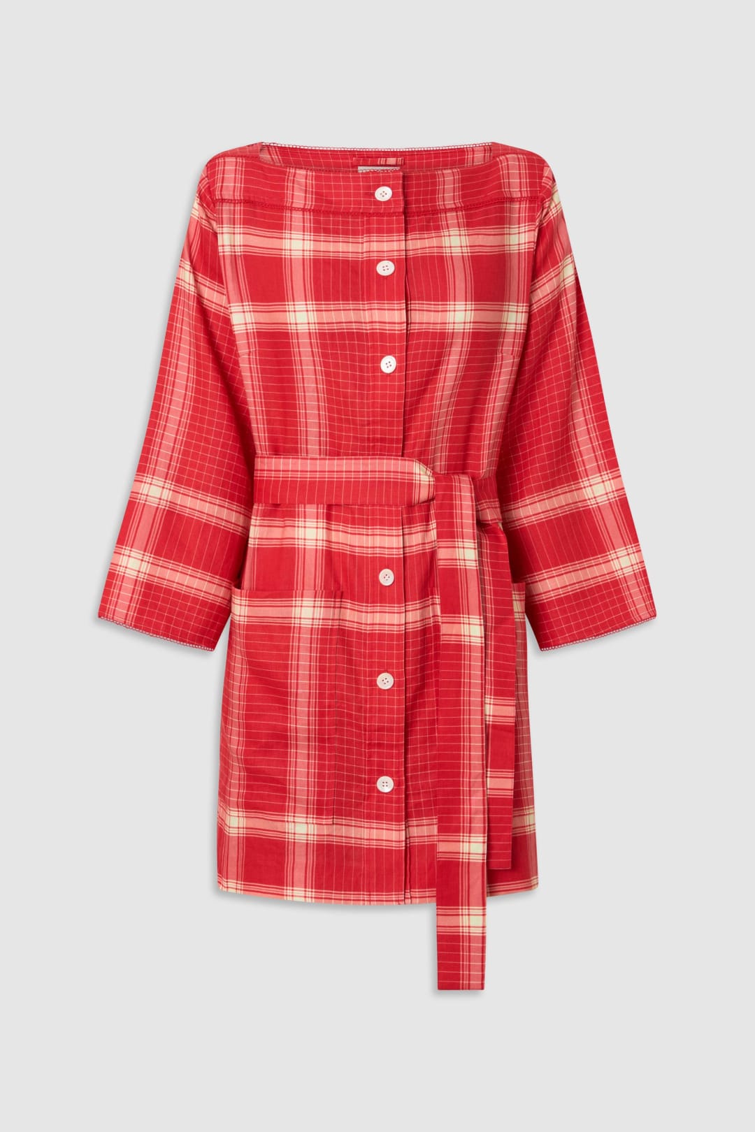 Vintage Check Tunic Dress